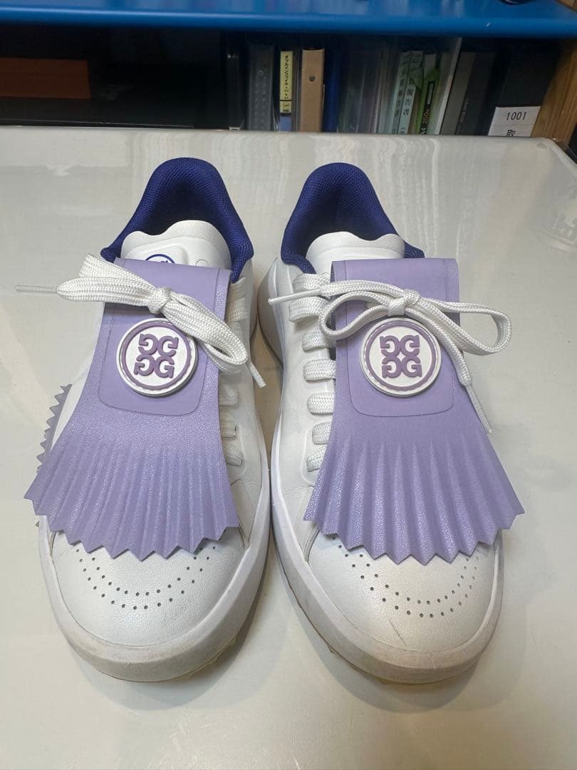 G/FORE ゴルフシューズ ホワイト/パープル