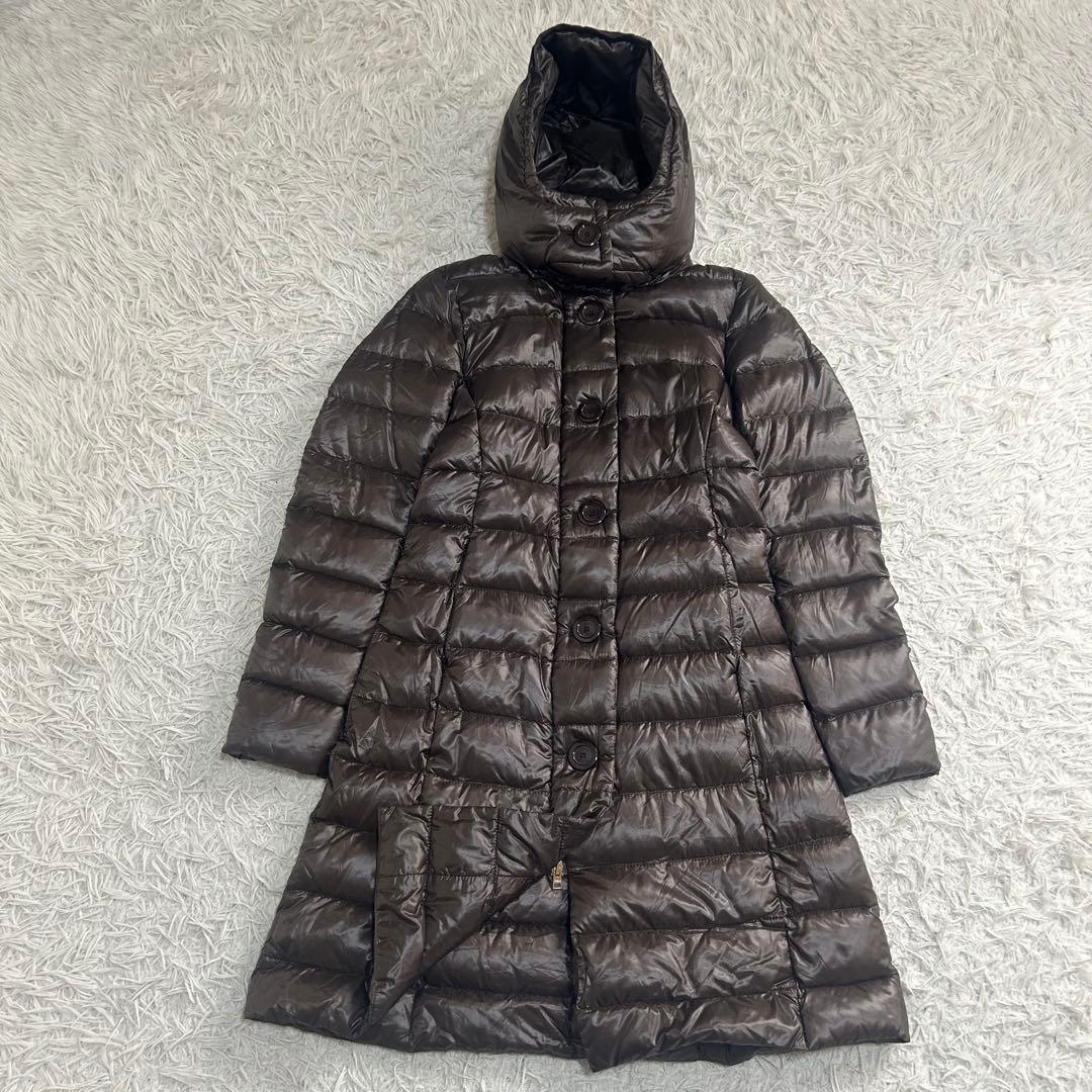 15992✨良品✨ヘルノ 38 フード着脱 ロングダウンジャケット コート 15992✨良品✨ヘルノ 38 フード着脱 ロングダウンジャケット コート