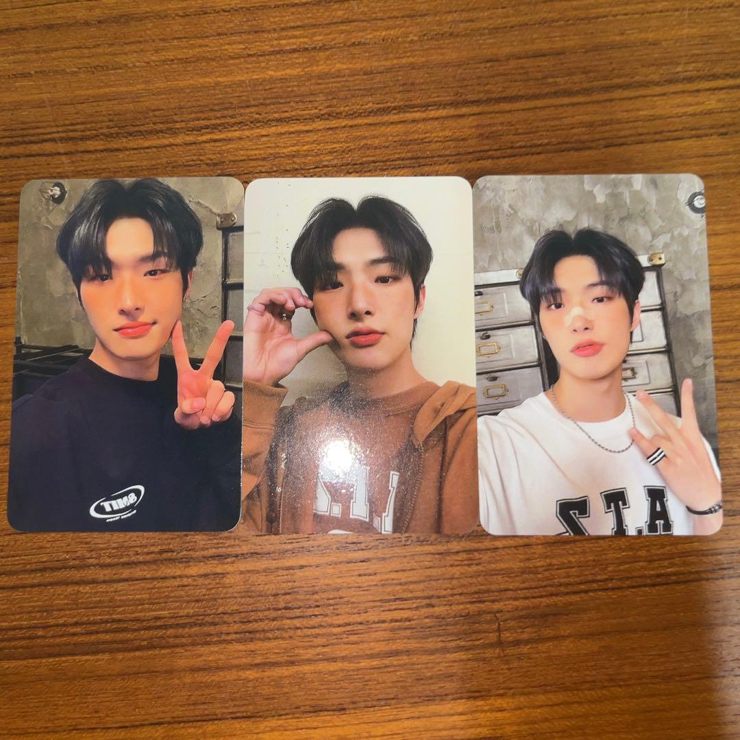 ateez wonderwall round1.2.3 ミンギ　3枚