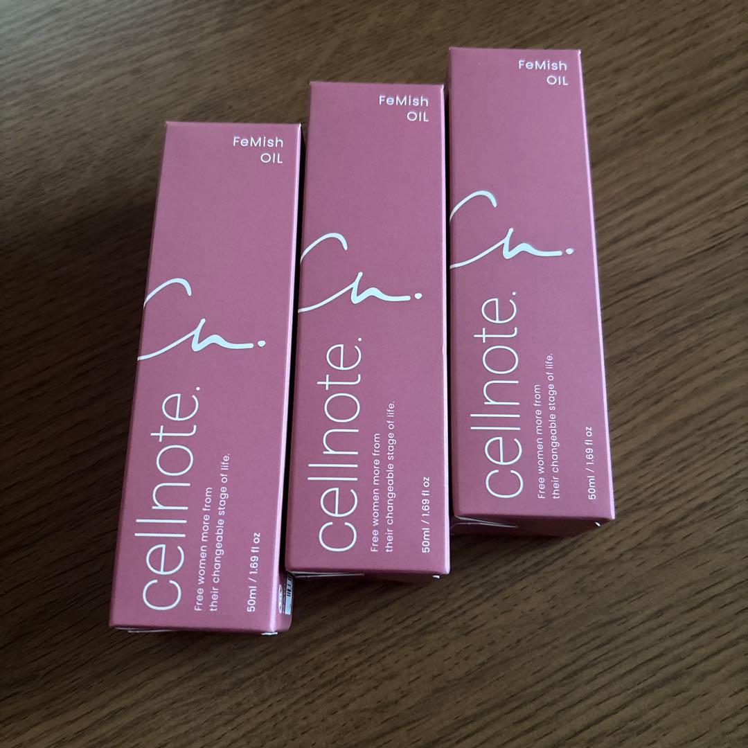 セルノート　cellnote FeMiSh OIL 50ml 3本　未開封