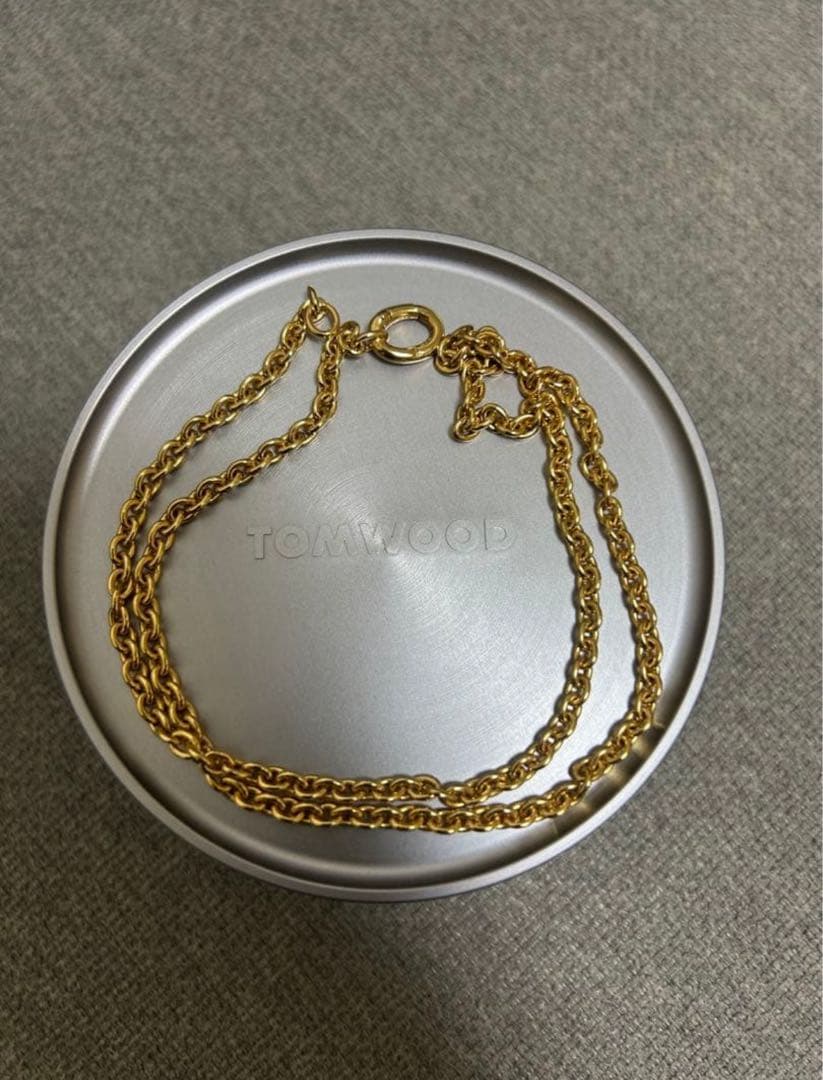 TOM WOOD Ada Chain Slim Gold トムウッド ネックレス