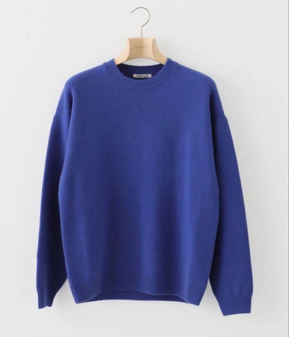 トップス AURALEE 25aw BABY CASHMERE KNIT P/O