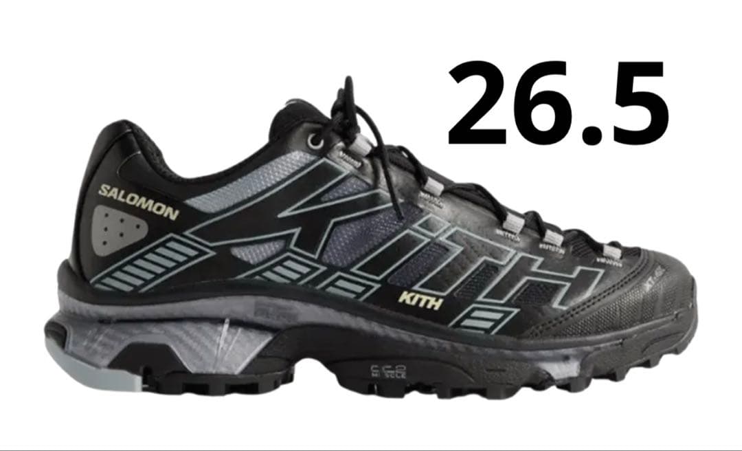 KITH × Salomon XT-4K Black/Alloy/BlueFog