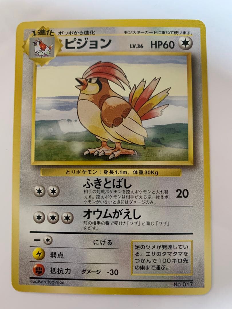 【3200取引記念】ポケモンカード　初版　ピジョン