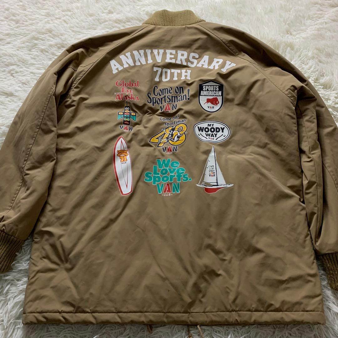 極美品■VAN JACKET ブルゾン 70周年 ベージュ LL