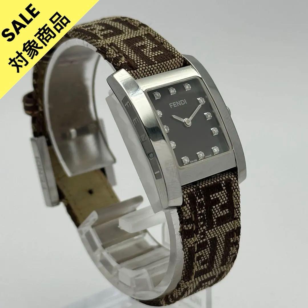 FENDI フェンディ 7000L ダイヤ12P ズッカ柄 レディース 1507 - メルカリ