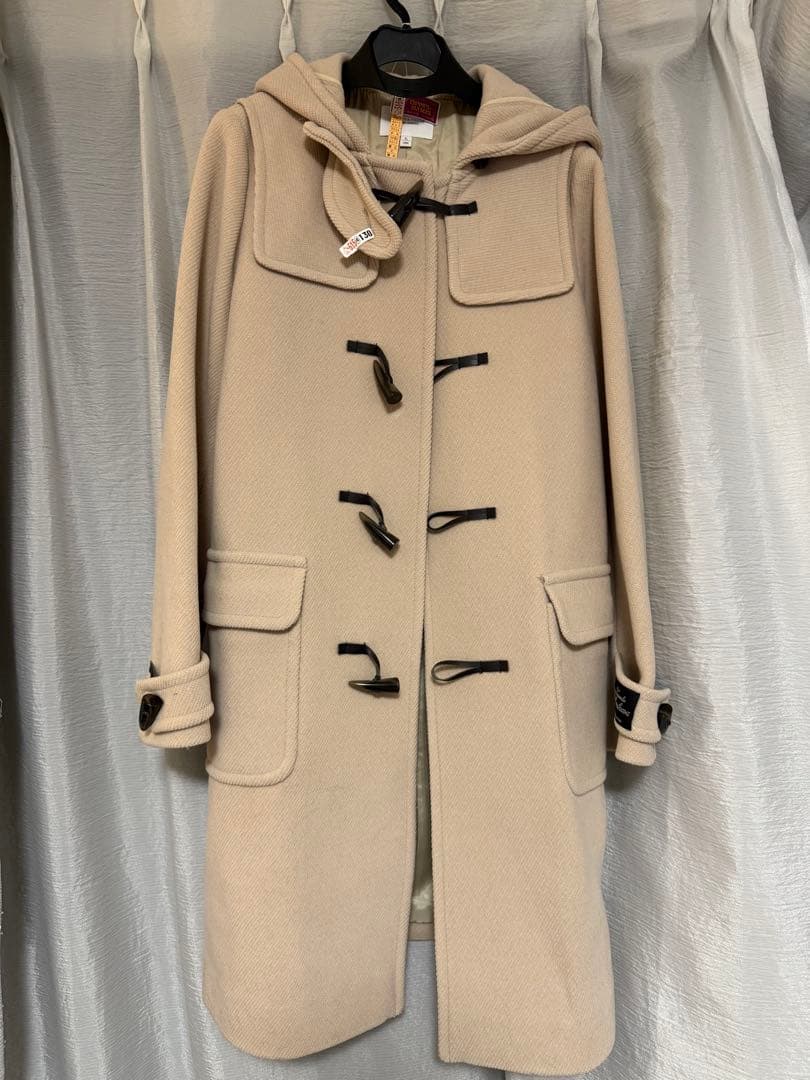 Gigi ベージュ ダッフルコート フード付き