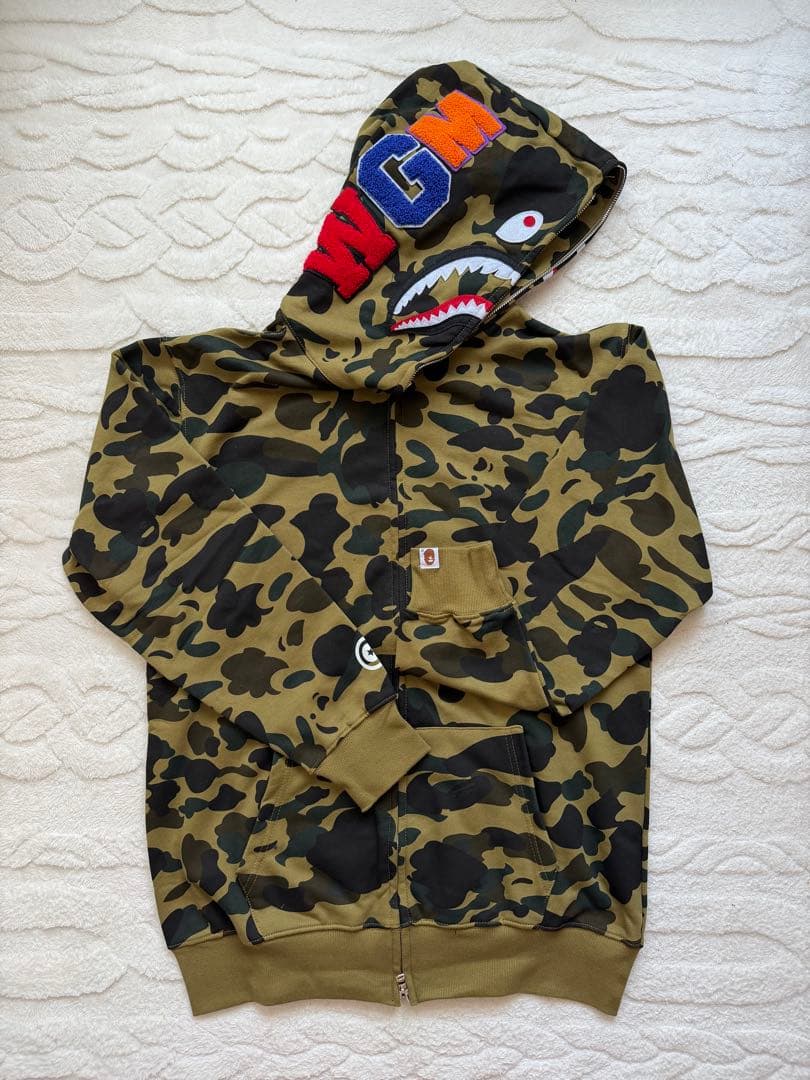 ♡*様 A Bathing Ape 迷彩シャークパーカー