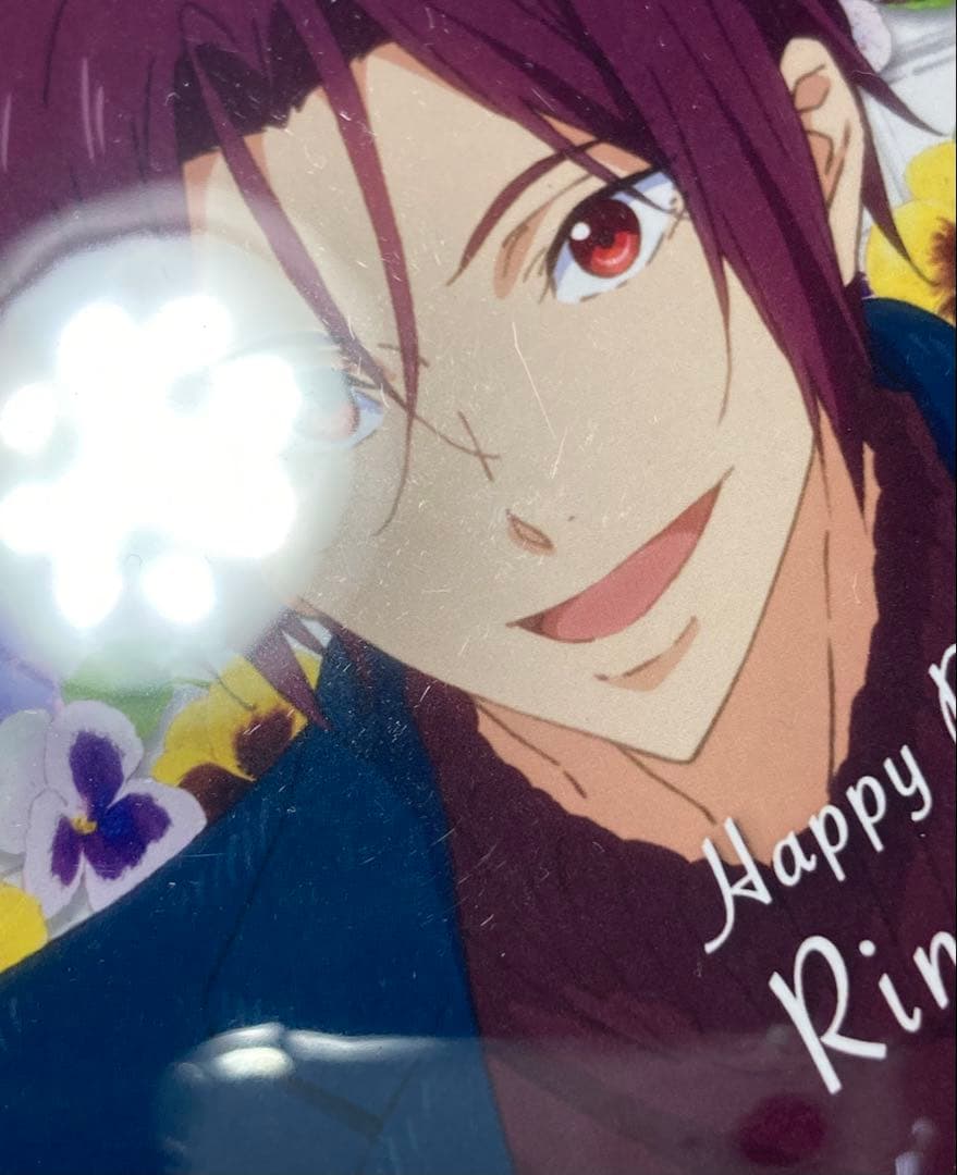 Free! Link up Smile バースデー 缶バッジ バッジ 松岡凛 ③ - メルカリ