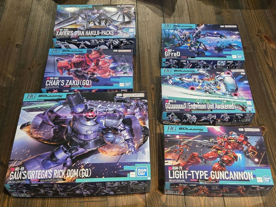 ジークアクス　HG 6点　まとめ売り