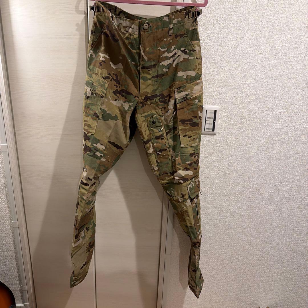 米軍実物 コンバットパンツ Medium-Long マルチカム 迷彩