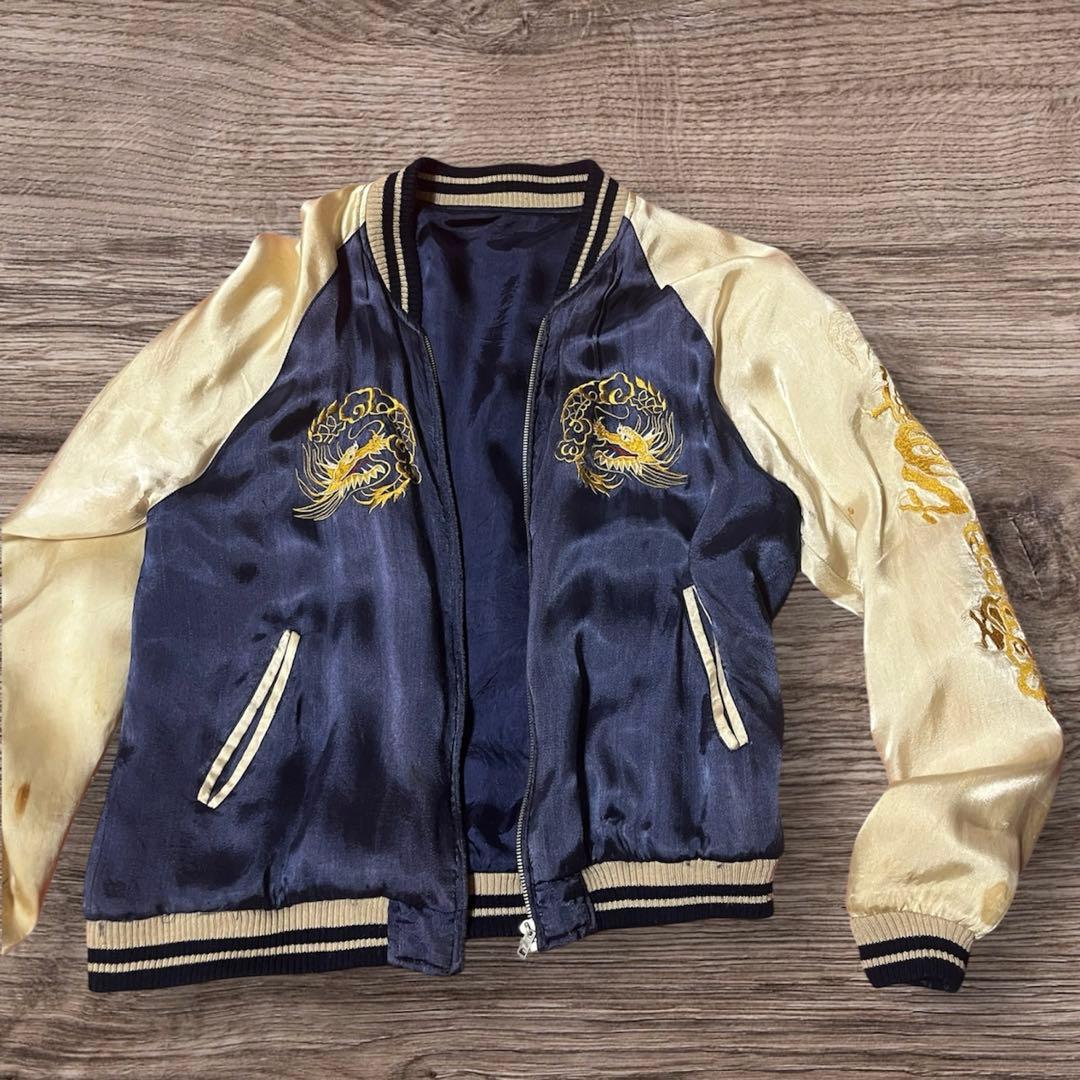 別珍 スカジャン 60s ヴィンテージ 50s