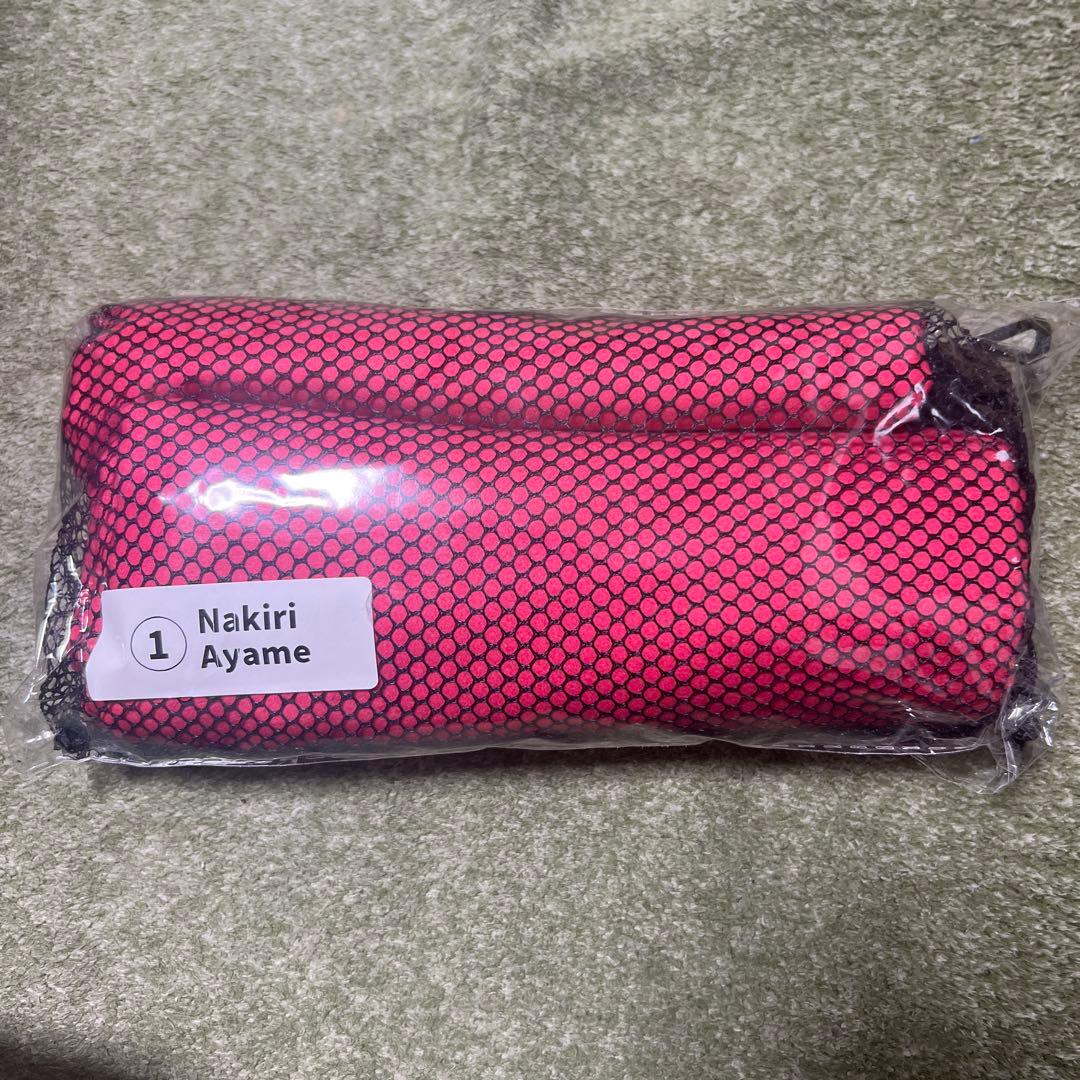 ホロライブ　百鬼あやめ　台湾　六福水樂園　フードタオル