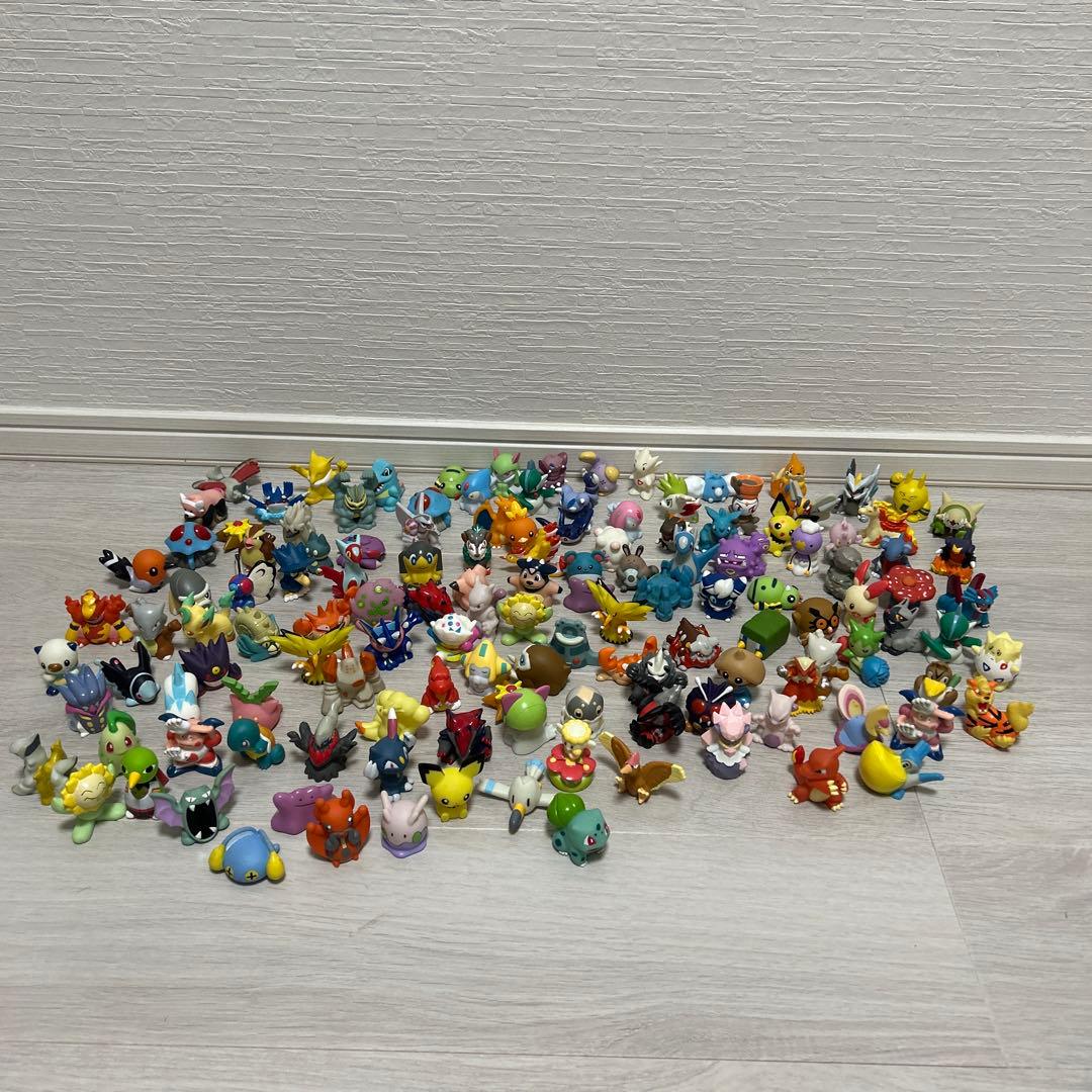 【希少品】ポケモンキッズ　ポケモン指人形豪華　134個セット③ 大人気のポケモンキッズ新シリーズに「ポケモンキッズ 目指せ