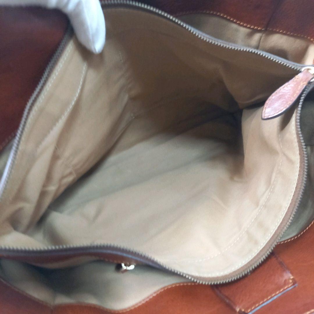 ボルドリーニ セレリア トートバッグ 肩掛け レザー ブラウン 赤茶