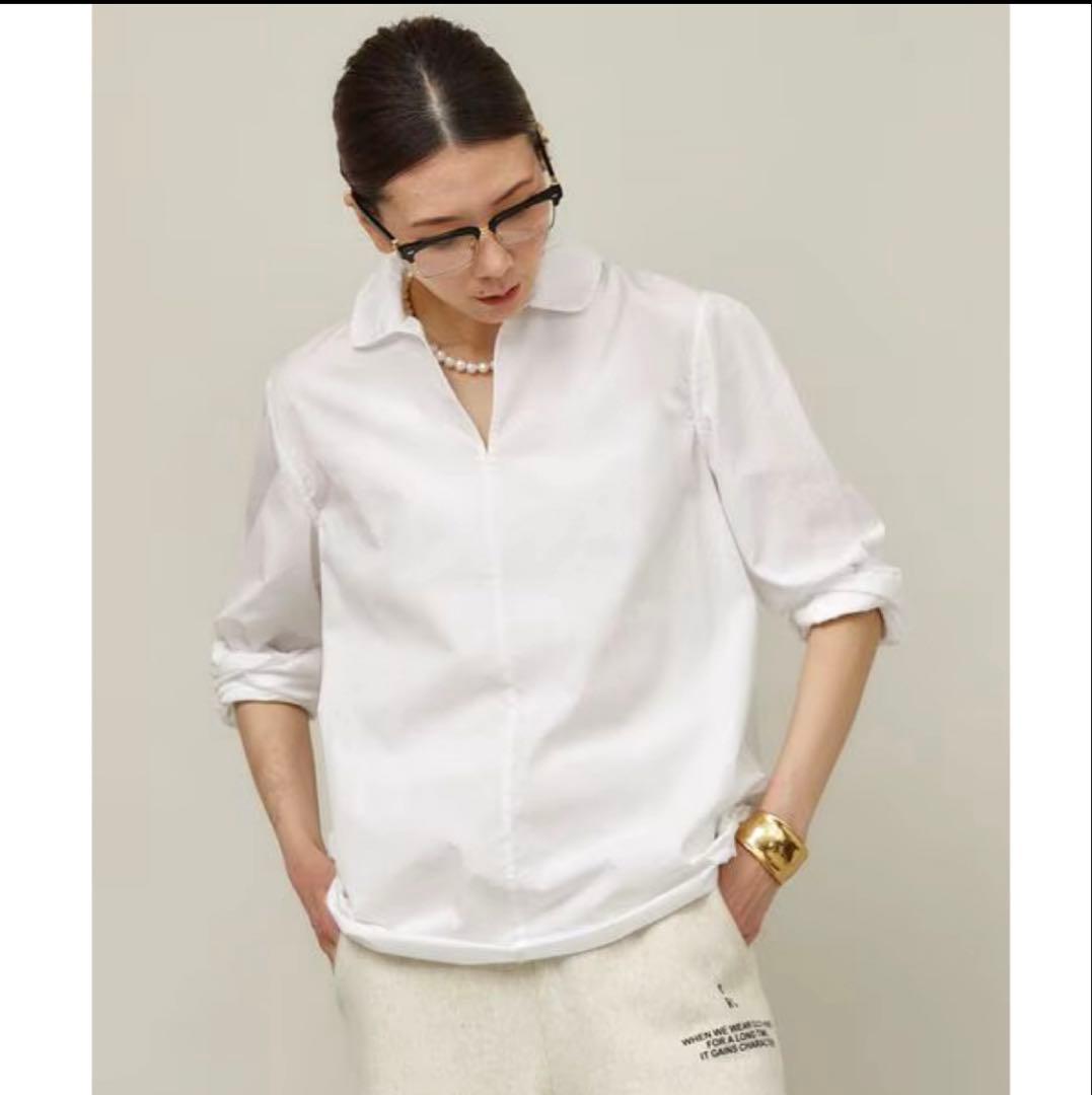 カレンソロジー コットンフラットカラーブラウス - メルカリ