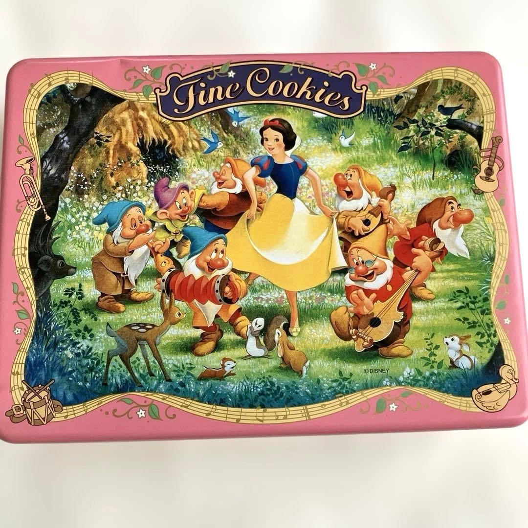 当時物】ディズニー 白雪姫 7人の小人 クッキー 缶 - メルカリ