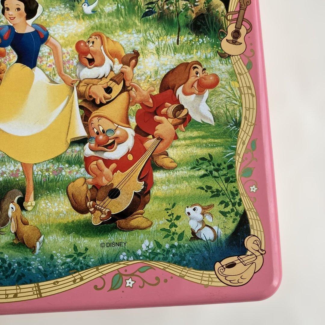 当時物】ディズニー 白雪姫 7人の小人 クッキー 缶 - メルカリ