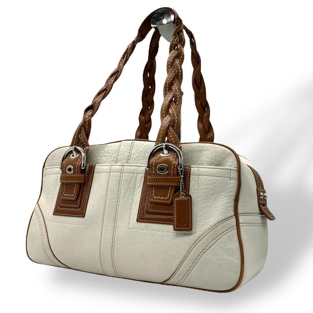 バッグ Vintage Coach Soho Flap Medium Satchel