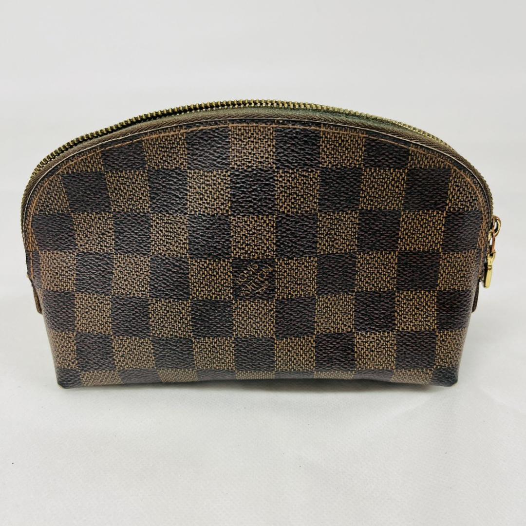A1088 ルイ・ヴィトン ダミエ エベヌ ポッシュ コスメティックポーチPM
