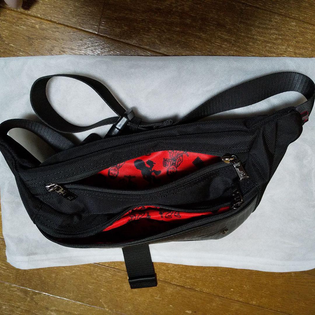 矢沢永吉様、羽ロゴウエストポーチ ブラック、未使用です。 - メルカリ