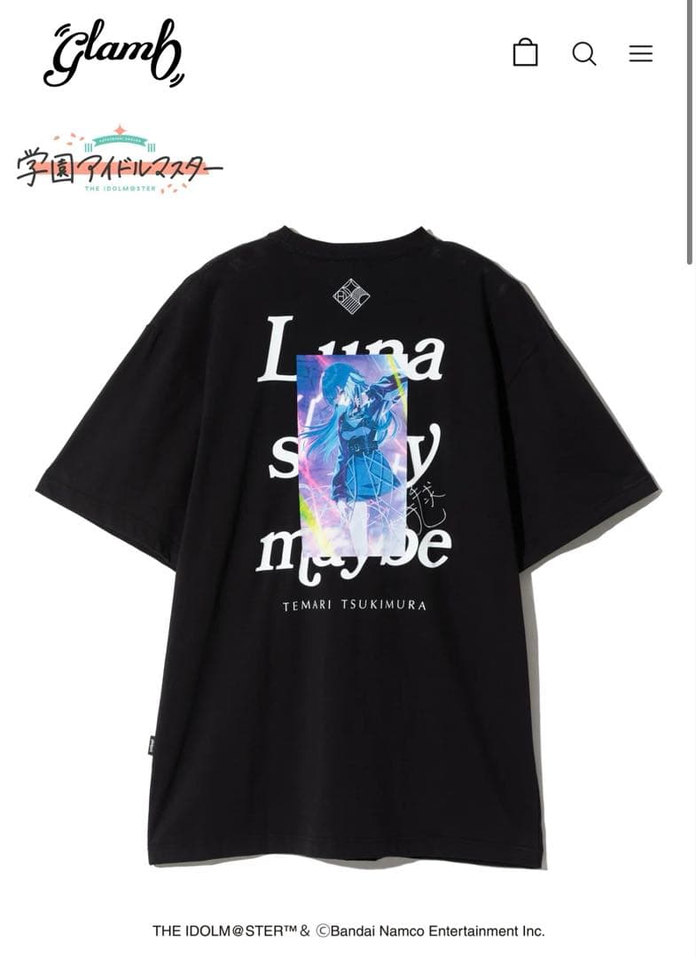 新品 学園アイドルマスター 月村手毬 Luna say maybe Tee