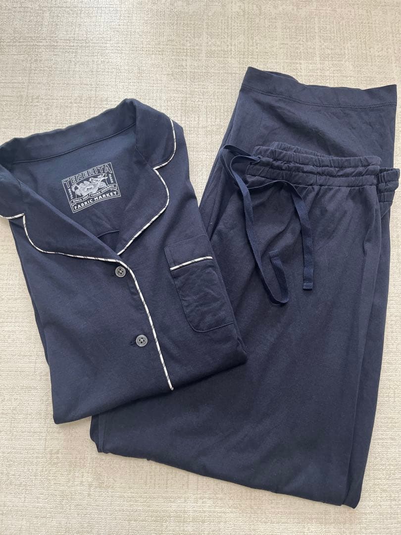 TENERITA テネリータ 80/2プレーンジャージ半袖レディースパジャマ