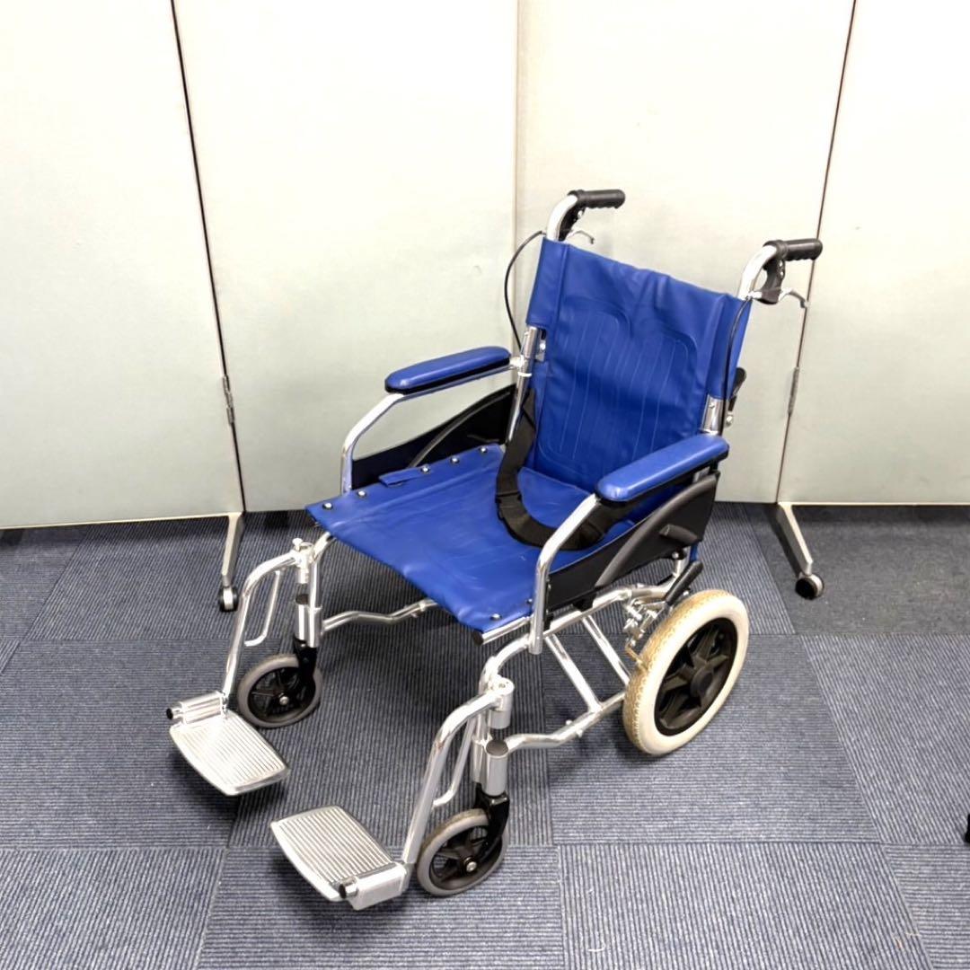 YJ16) アルミ 軽量 介助用 車椅子 車イス 折りたたみ コンパクト