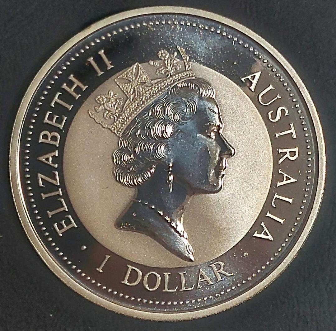 オーストラリア 1995年 1ドル 銀貨 クッカバラ 1キロ 銀貨】オーストラリア 1995年 クッカバラ 30ドル銀貨（クリア