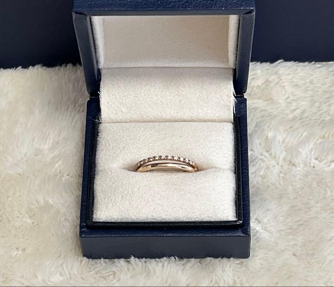 K18 ダイヤモンドリング ヴァンドーム青山 上品デザイン 9号 美品 241100099352_1.jpg