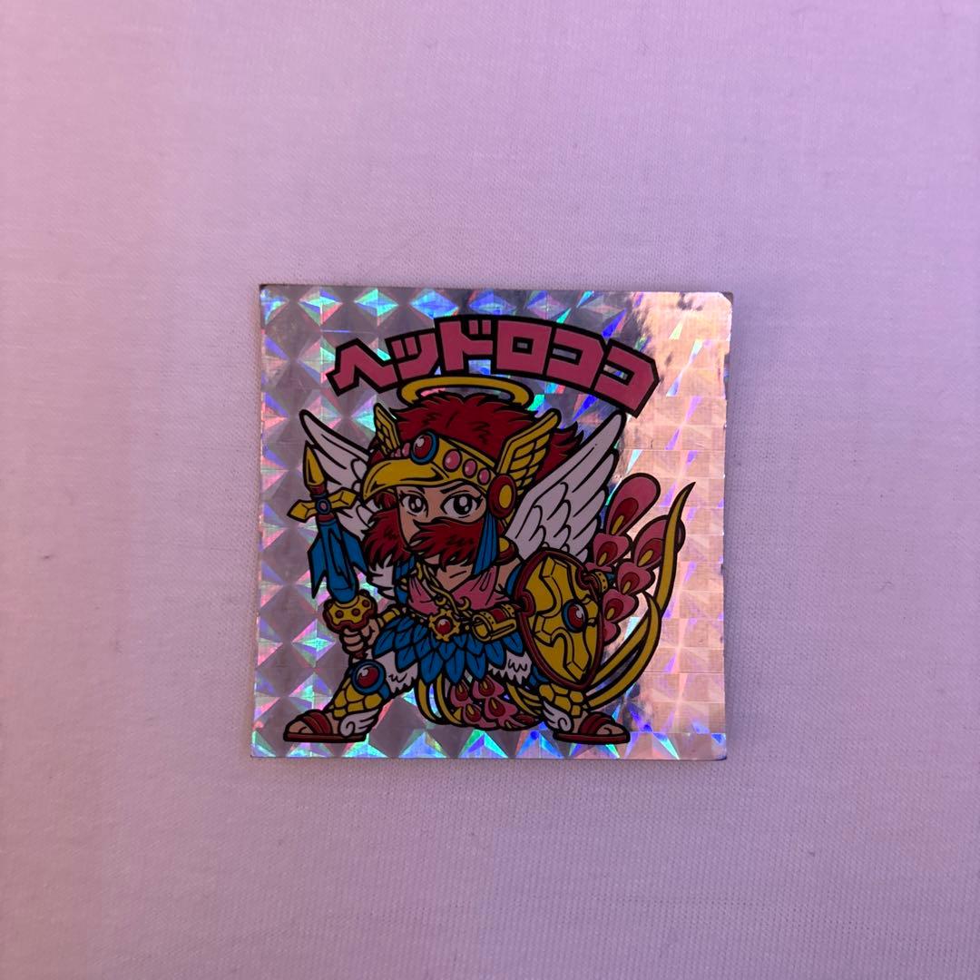 旧ビックリマン チョコ版 9弾 ヘッドロココ 逆扇 裏薄黄 - メルカリ