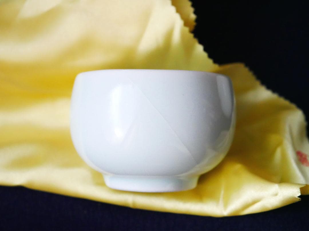 希少】一流品 韓益煥 白磁 湯呑4客揃