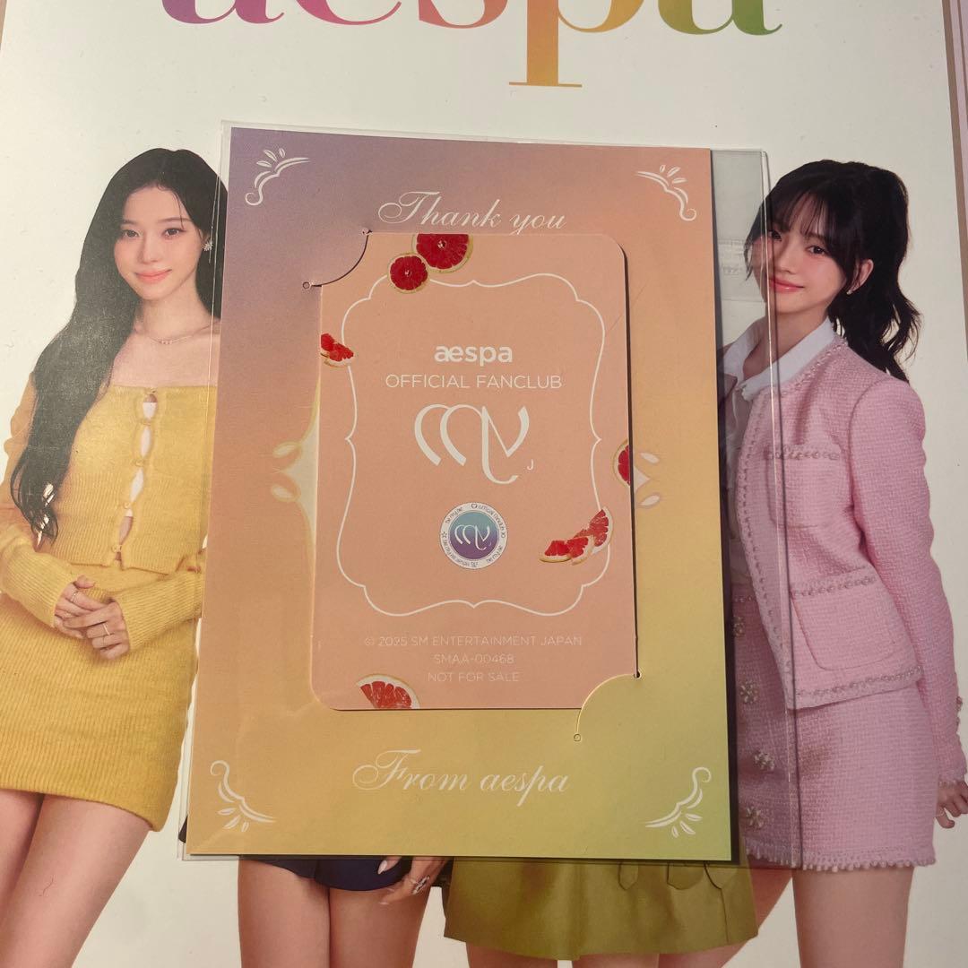 aespa カリナ トレカ myj FC継続特典 - メルカリ