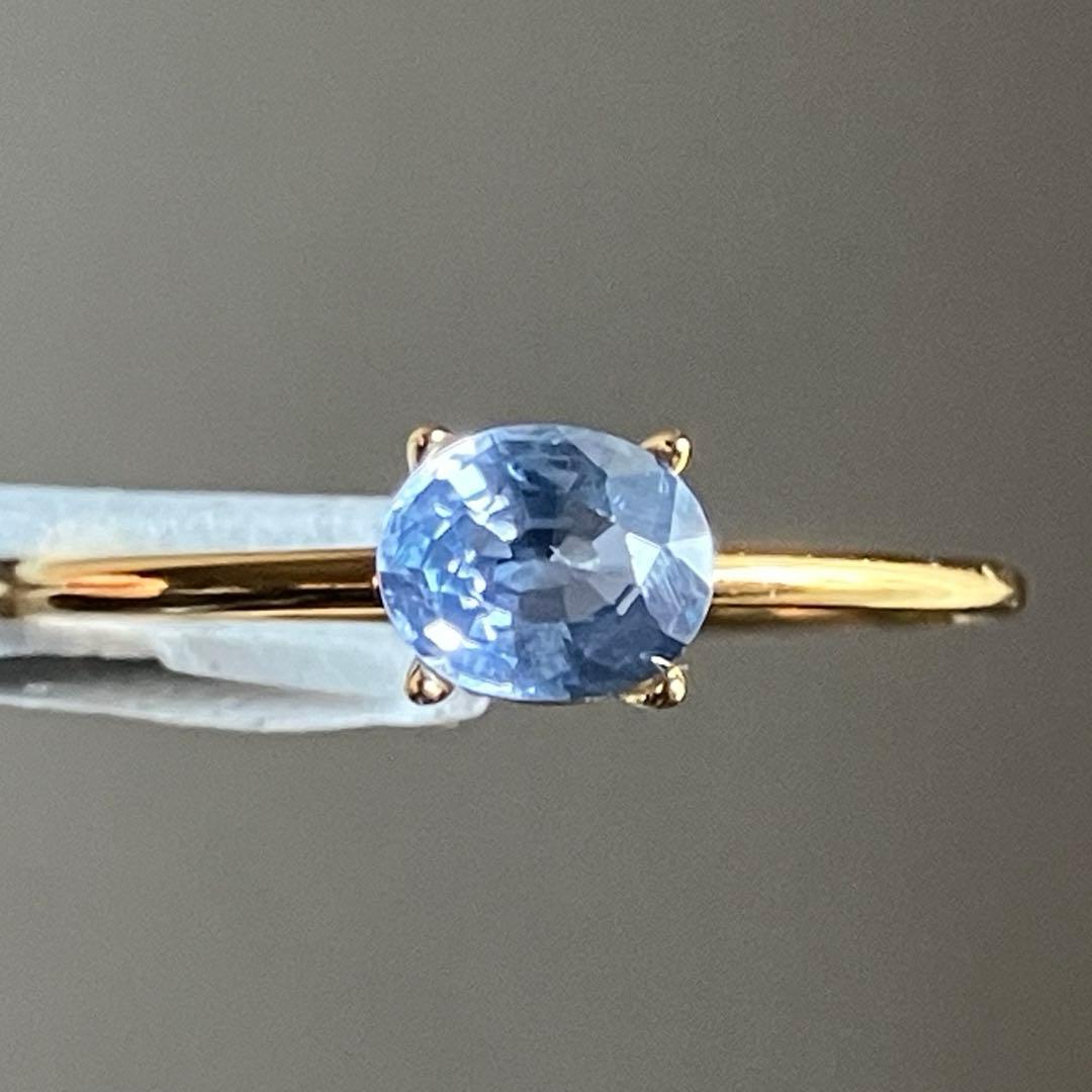 【MI--KIさまご確認用】サファイアのリング1230 刻印♦︎サファイアのリング♦︎天然石♢9月誕生石♢サージカル