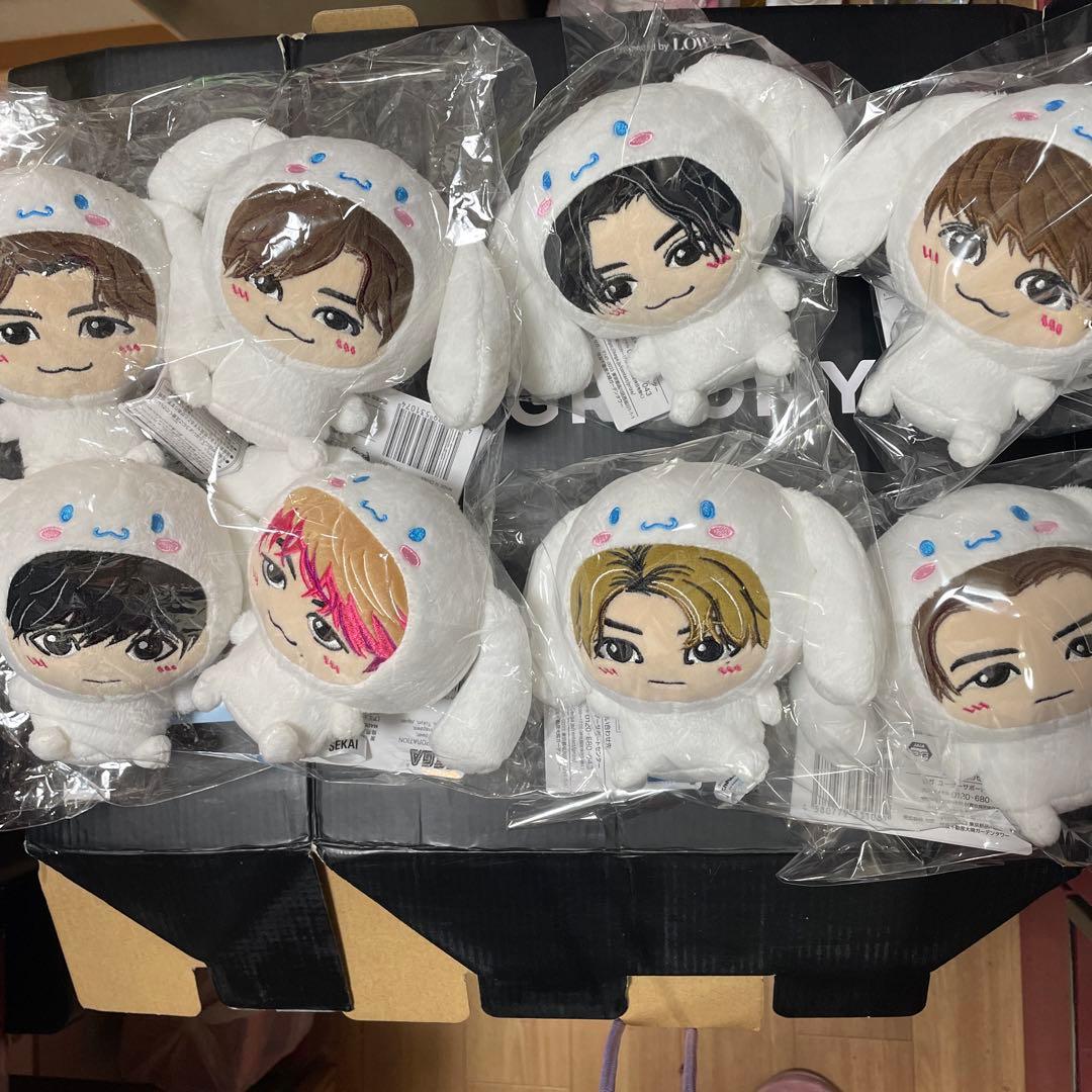 シナモロールコラボぬいぐるみコンプリート