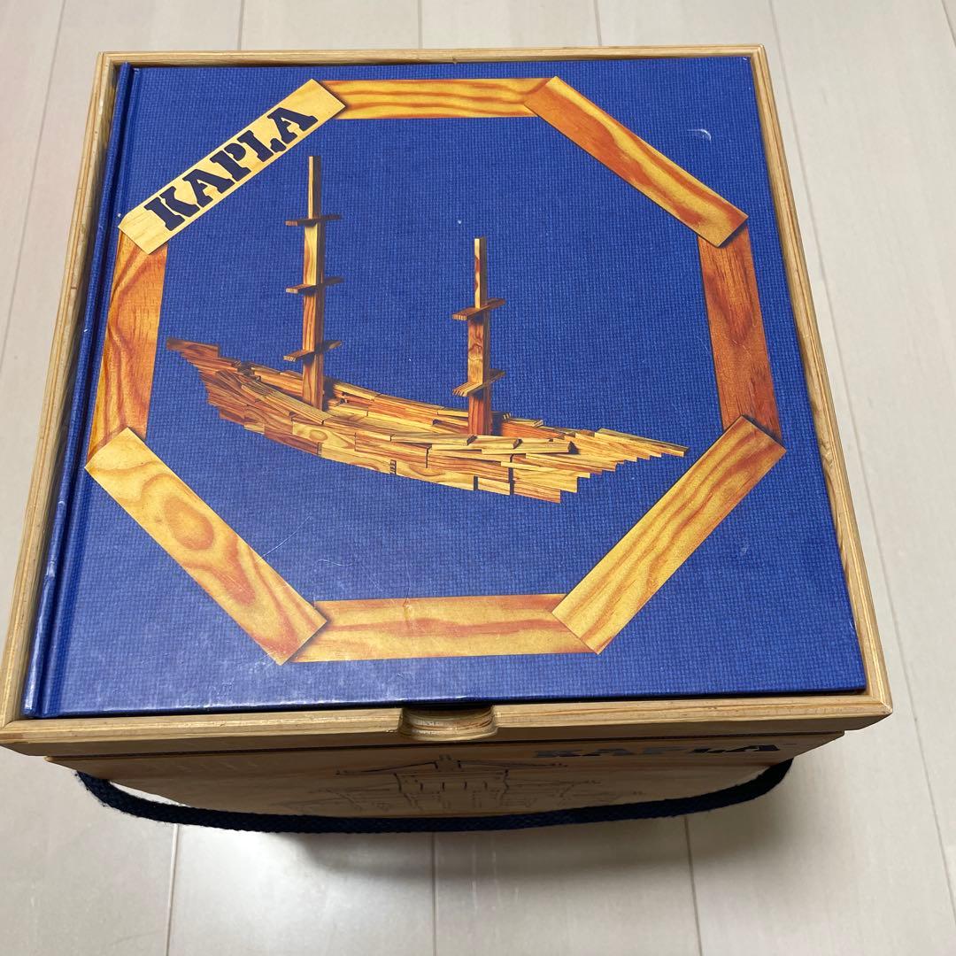 KAPLA 木製ブロック 280ピース　ブルー