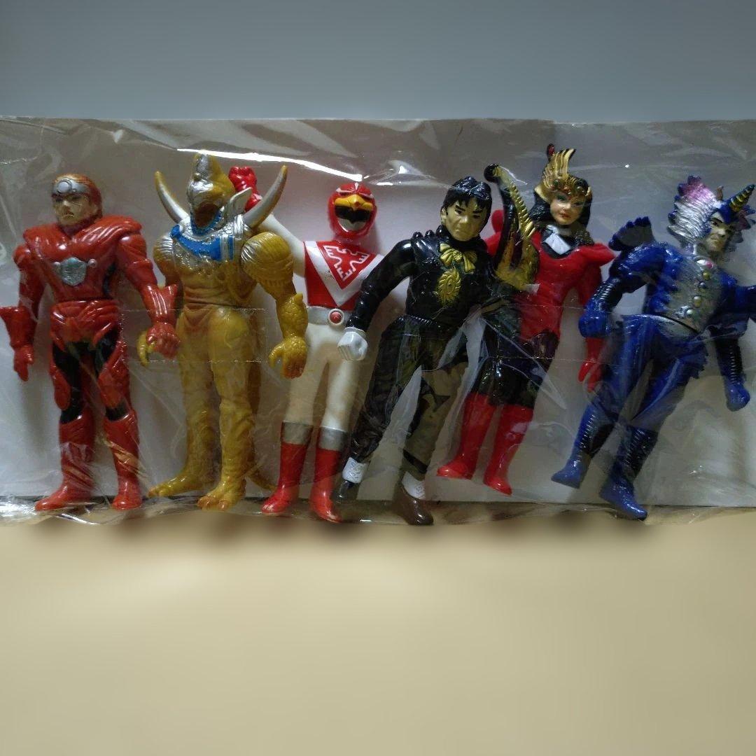 バンダイ 超獣戦隊ライブマン 武装頭脳軍 対決セット ソフビ 6体セット
