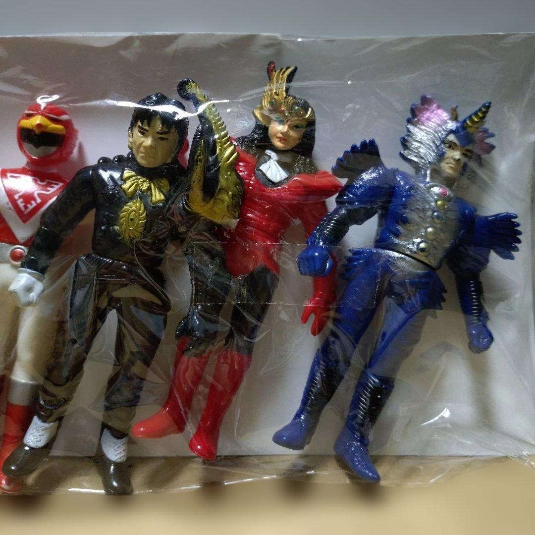 バンダイ 超獣戦隊ライブマン 武装頭脳軍 対決セット ソフビ 6体セット