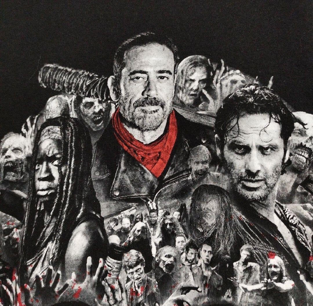 TWD ウォーキングデッド ホラームービー tシャツ Tシャツ ゾンビ 映画