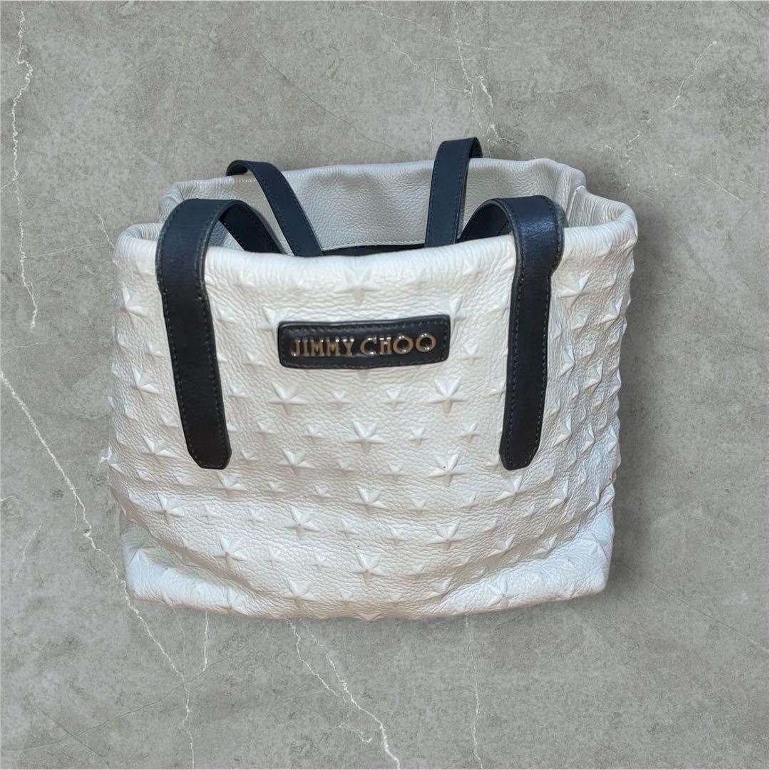 JIMMY CHOO ハンドバッグ エンボス加工 - メルカリ
