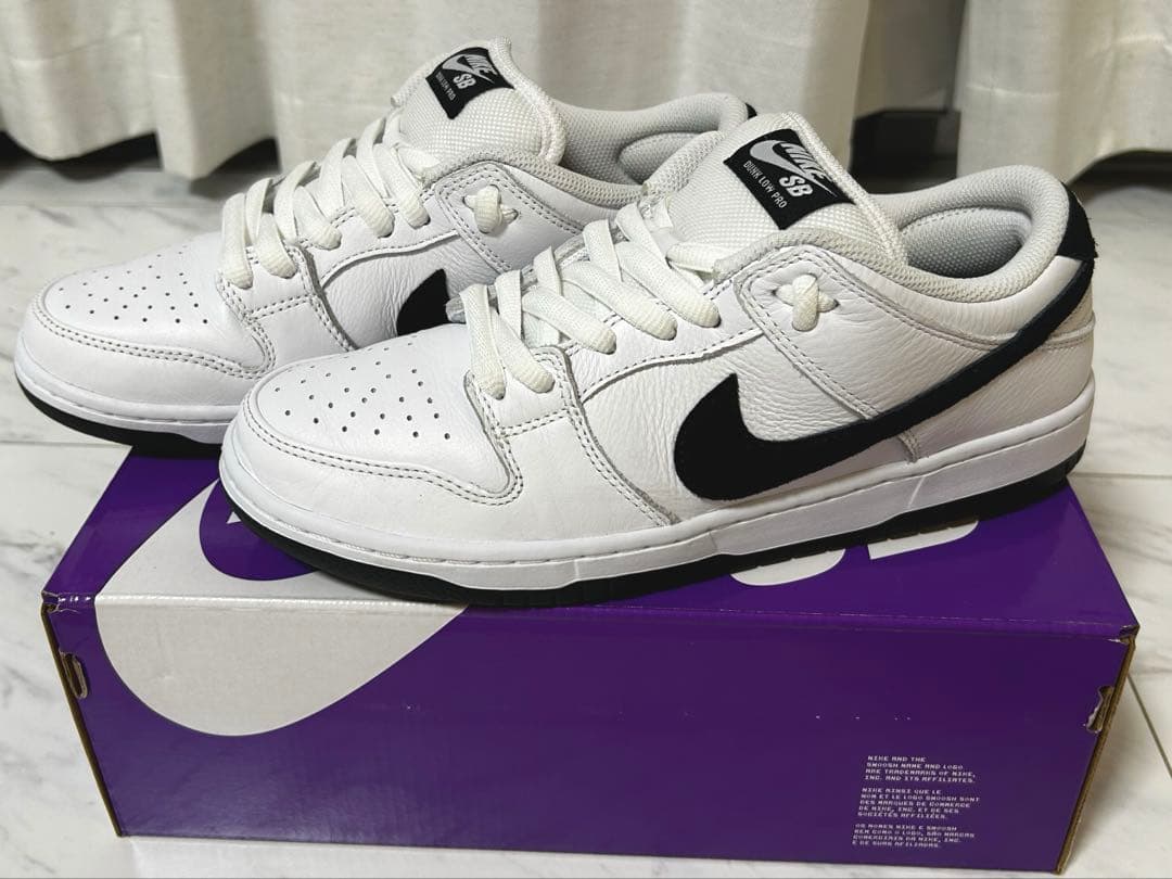 NIKE SB DUNK LOW PRO WHITE／BLACK Dunk Low Pro – Premier