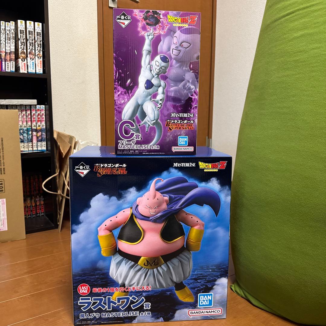 ドラゴンボール一番くじ　 魔人ブウ　フリーザ　フィギュア