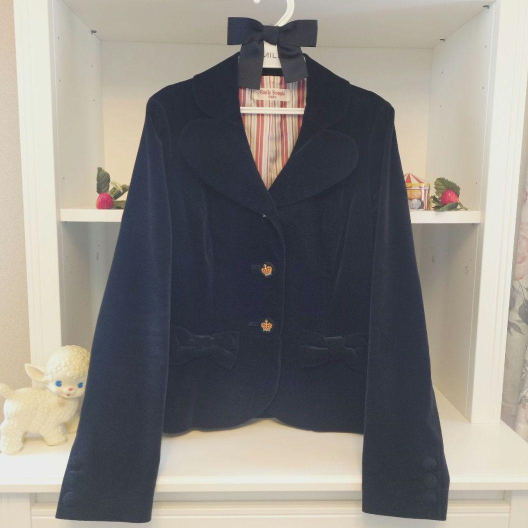 エミリーテンプルキュート ️♡ 別珍ジャケット 黒