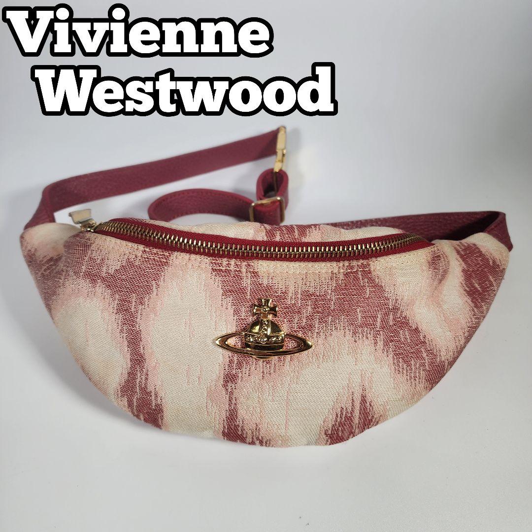 ヴィヴィアンウエストウッド ウエストポーチ レオパード ピンク