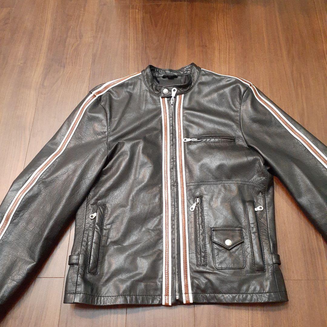 Degner Classic Brand ライダースジャケット XL 山羊革 DEGNER（デグナー） バイク用レザージャケット 牛革 カウ ライダース