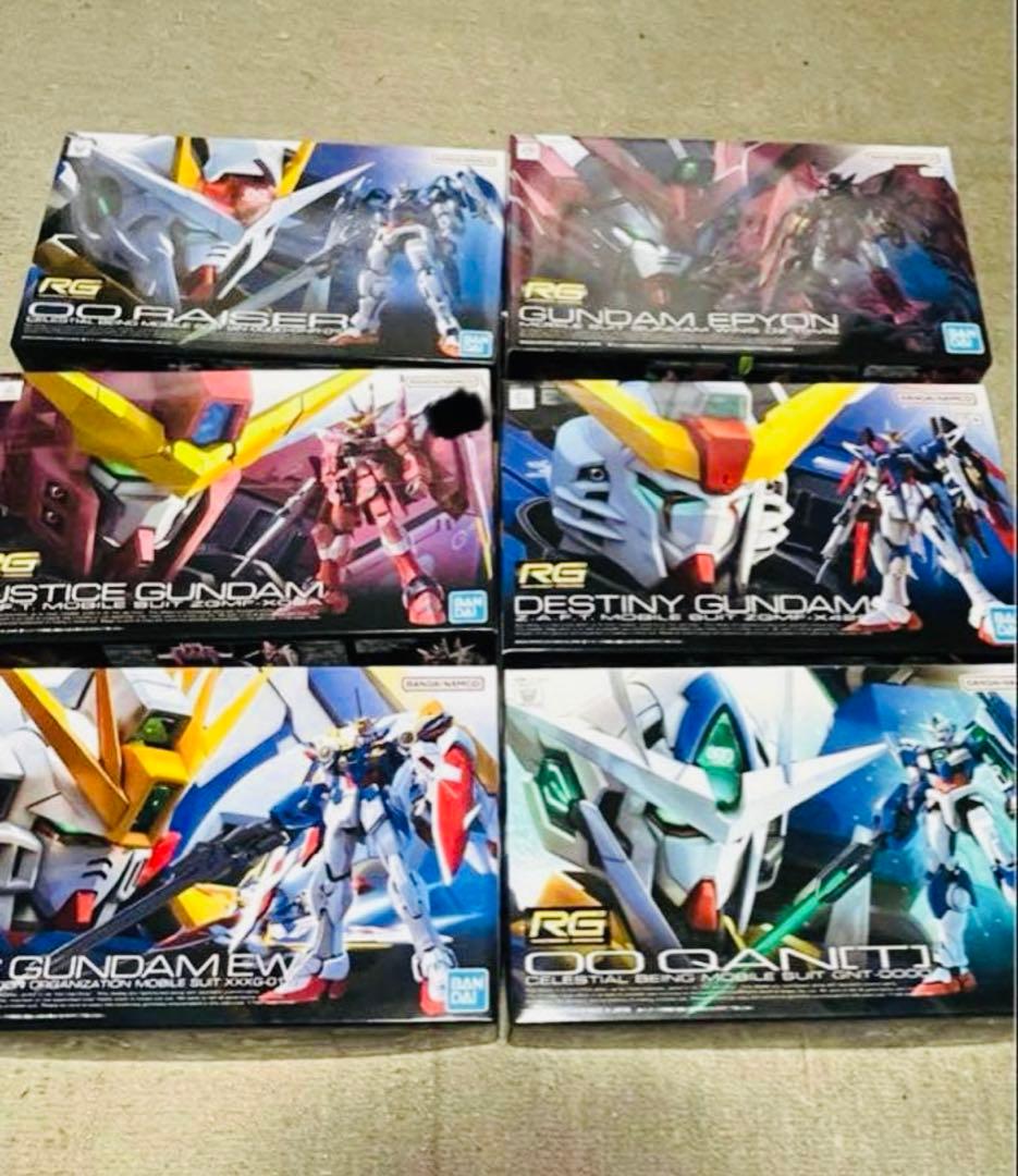 (新品、未開封) RG ガンプラセット 8種