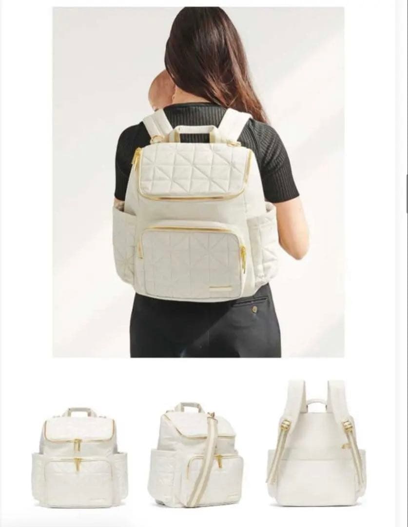 早い物勝ち♥︎THEATHEA -RHEA-⌇リュック　キルティング　アイボリー