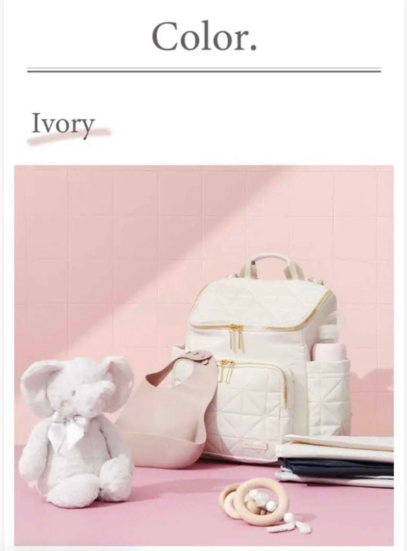 早い物勝ち♥︎THEATHEA -RHEA-⌇リュック　キルティング　アイボリー