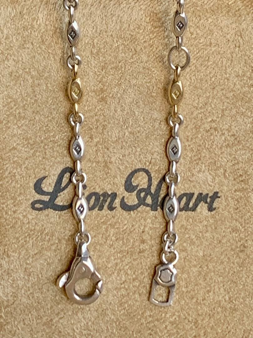 LION HEART【K18×SV925】 “HOWL”オーバルデザインチェーン