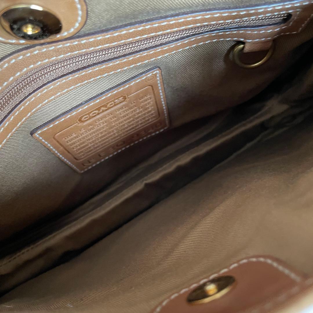 COACH 】 オールドコーチ ショルダーバッグ 9340 ブラウン - メルカリ